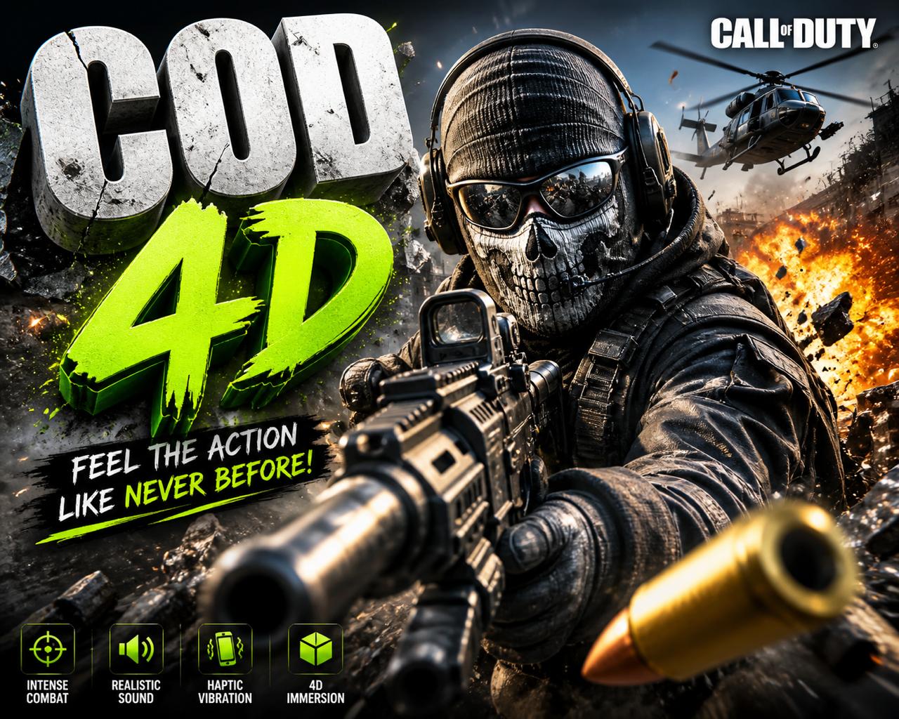 COD 4D EXPERIENCE 🔥 Next-Level Warfare Like Never Before!